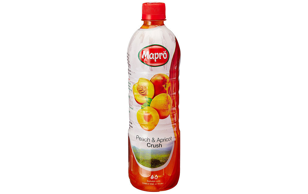 Mapro Peach & Apricot Crush    Plastic Bottle  750 millilitre